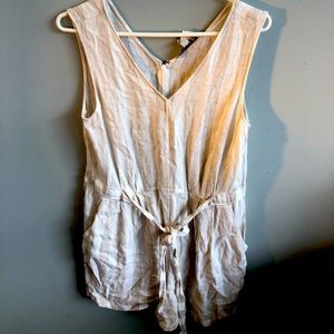 Cream romper
